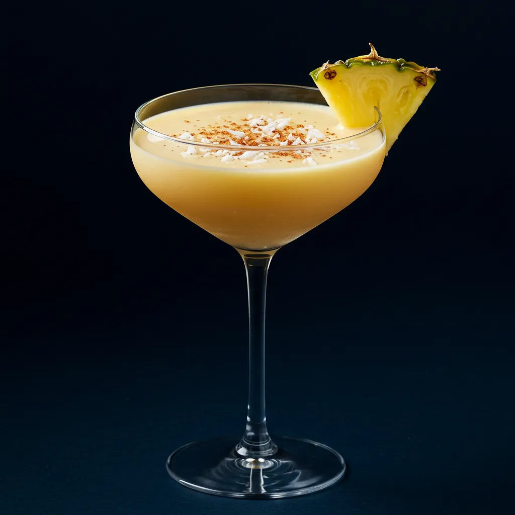 Creamy Pineapple Paradise Cocktail - secondary view